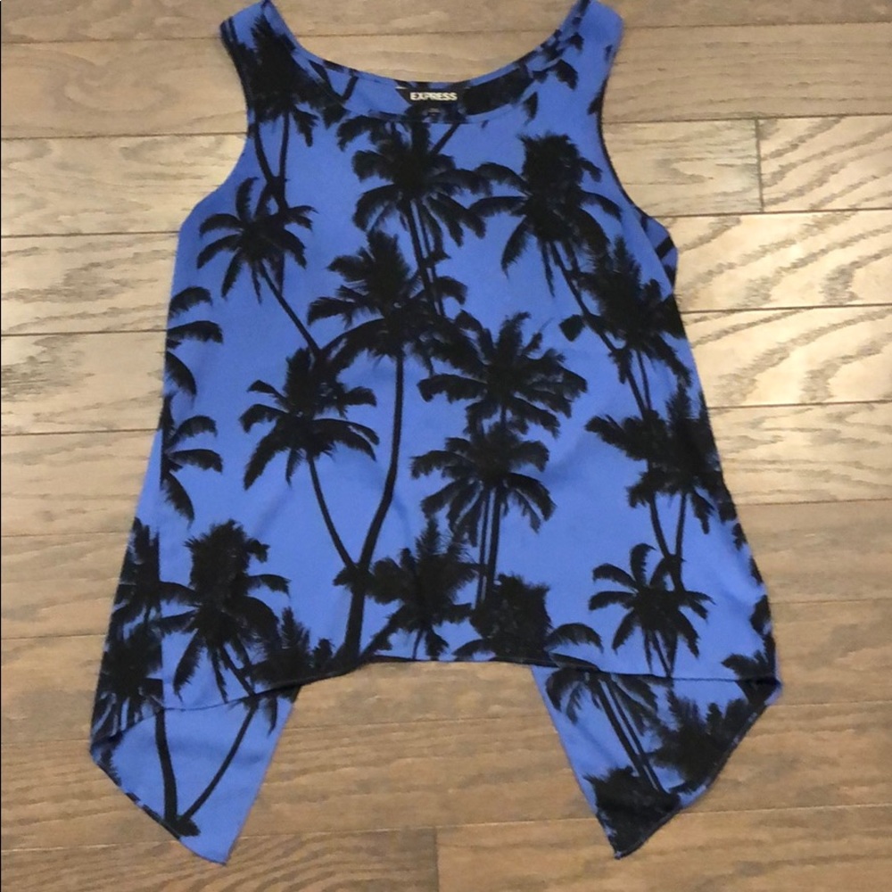 Express split open back tank medium